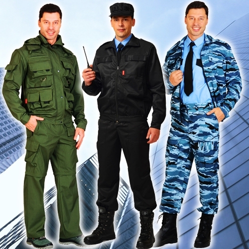 Отличительные особенности одежды для охранных структур